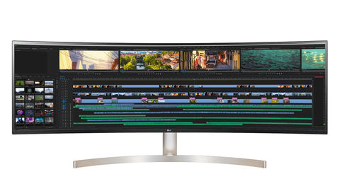 LG、49型/32:9で幅1.2mの曲面ウルトラワイドディスプレイ。HDR10対応