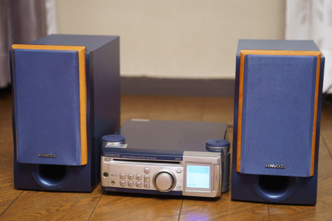 古いミニコンポのスピーカーを、最新ピュアオーディオアンプで復活