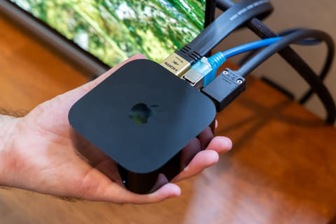 Apple TV 4Kは電源ケーブル交換で配信最強画質プレーヤーに! サエク