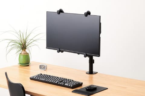 VESA穴のないモニターをアームに装着できるマウントホルダー - AV Watch