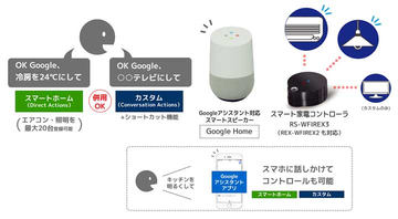 ラトック家電リモコンがGoogleアシスタントのスマートホーム対応 - AV