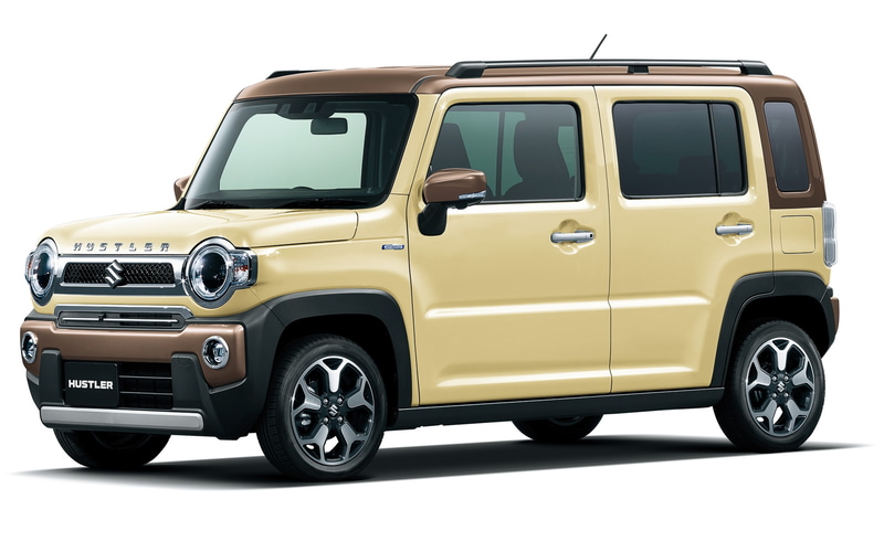 スズキ、軽乗用車「ハスラー」を一部仕様変更 ウッディブラウンの
