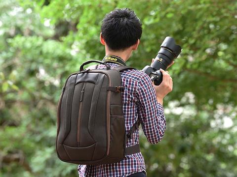 ニコン、本革使用のスマートカメラリュック - デジカメ Watch