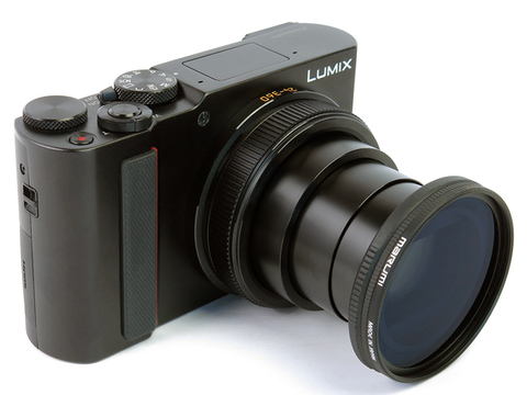 LUMIX TX2」「ライカC-LUX」対応のフィルターアダプターキット