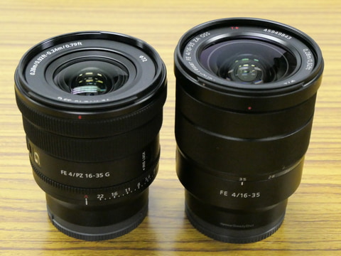 ソニー、フルサイズ対応の広角パワーズーム「FE PZ 16-35mm F4 G