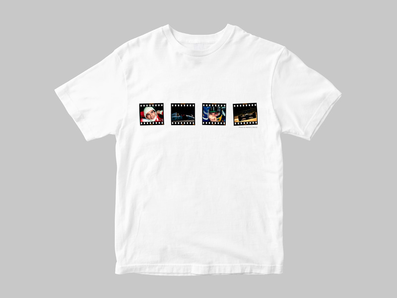 アイルトン・セナ没後30周年Tシャツに新作。フィルムコマ風のデザイン