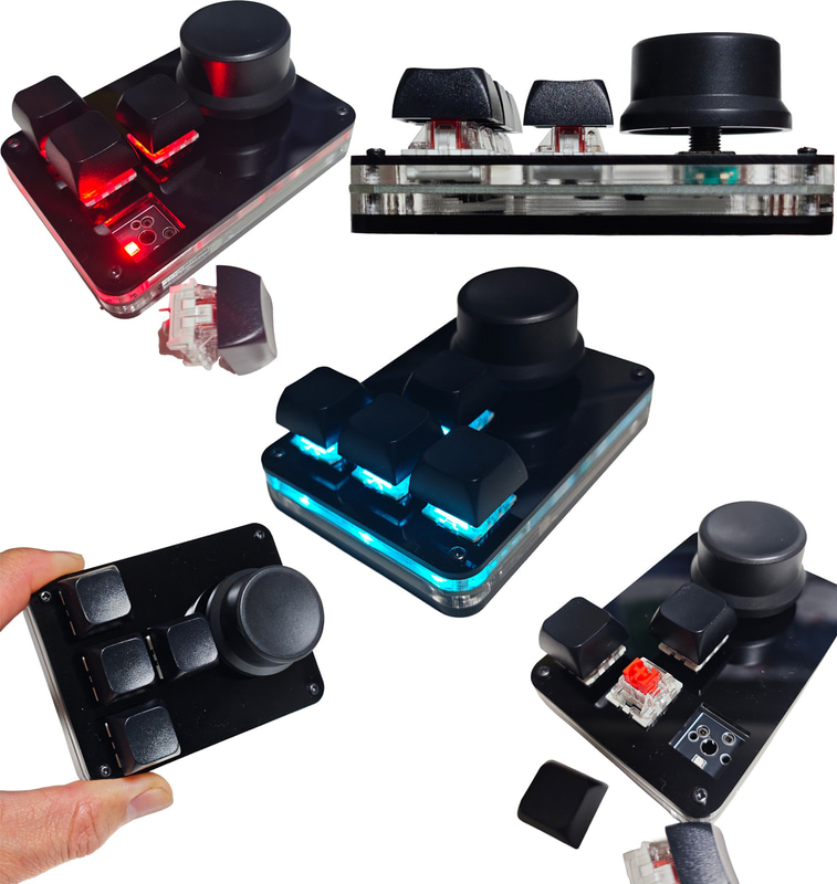 ボリュームコントローラー搭載の小型“片手デバイス” - デジカメ Watch