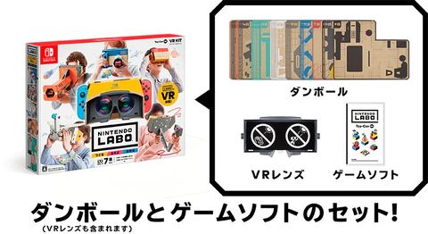 任天堂、「Nintendo Labo Toy-Con 04: VR Kit」の対象年齢から組み立て