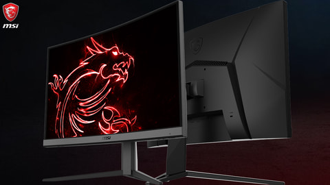 MSI、湾曲ゲーミングモニター「Optix G24C4/G27C4」Amazonにて先行販売