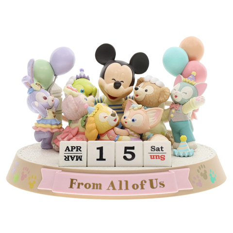 ディズニー、「ダッフィー＆フレンズ」の万年カレンダーを12月4日発売