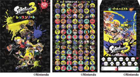 スプラトゥーン3」デザインの音楽レッスンノートがヤマハより9月27日