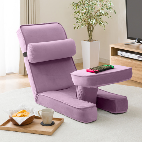 ニトリ「ゲーミング座椅子」、ベロア素材の新色を発売！ 高い背もたれ