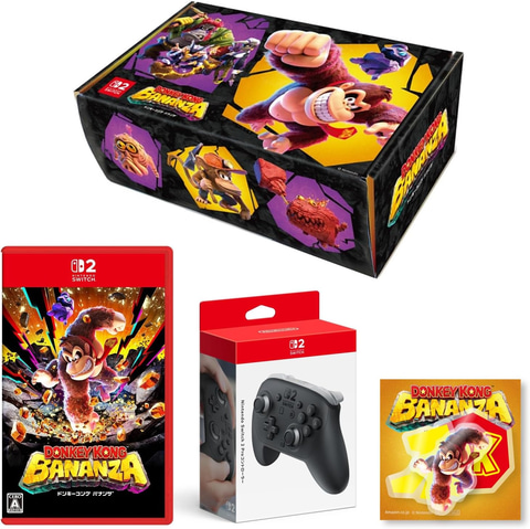 Amazonプライムデー】Switch2用プロコンと「ドンキーコング バナンザ
