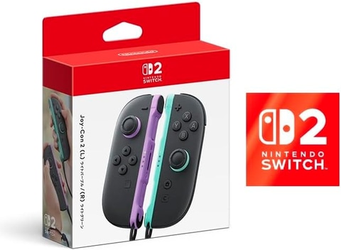 AmazonにてSwitch2用「Joy-Con 2 ライトパープル/ ライトグリーン」の