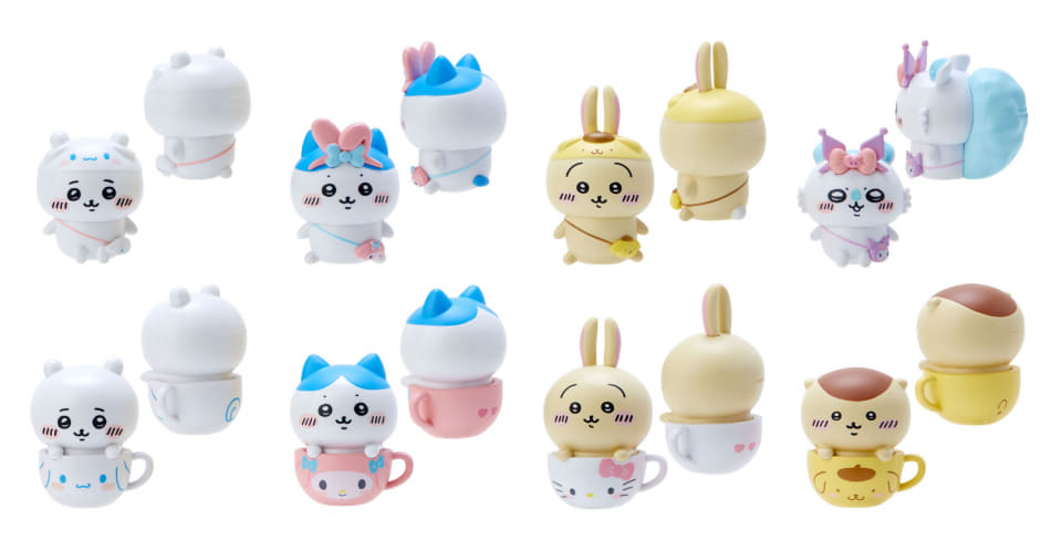 ちいかわ×サンリオキャラクターズ」ポーチ/トートバッグ/キーホルダー