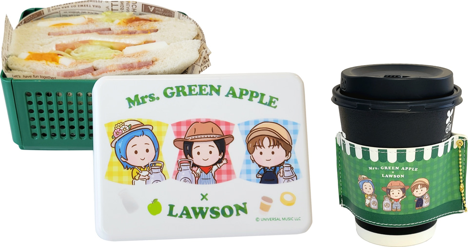 ローソン×Mrs. GREEN APPLEキャンペーン、12月16日開始！ ミセスの