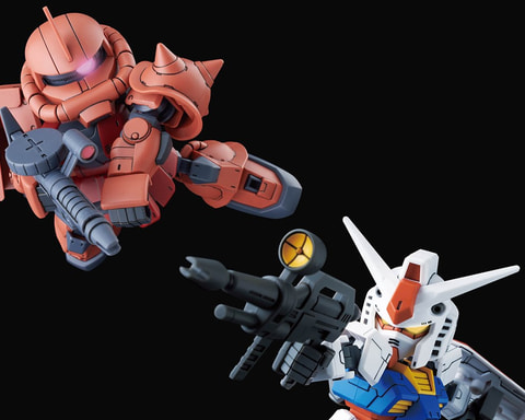SDガンダムクロスシルエット RX-78-2 ガンダム＆シャア専用ザクII