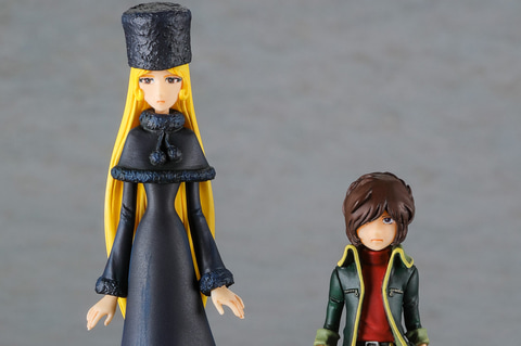 ハセガワ、フィギュア「『銀河鉄道999』メーテル & 星野鉄郎」の彩色