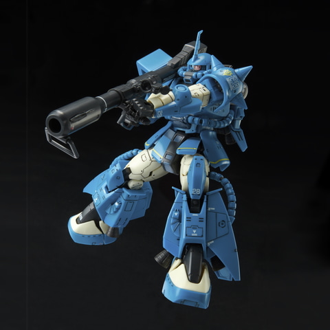 青いボディが特徴のガンプラ「RG MS-06R-2 ロバート・ギリアム専用ザク