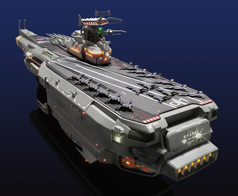 宇宙戦艦ヤマト2205」より戦闘空母ヒュウガ立体化！ 書籍「宇宙戦艦