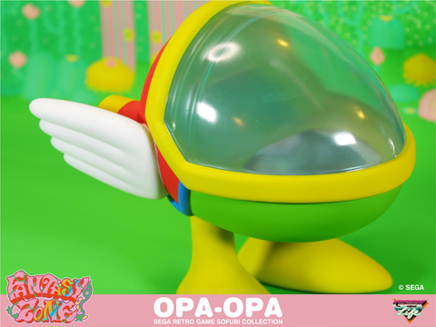 ファンタジーゾーン」の主人公「オパオパ」がソフビフィギュアで登場
