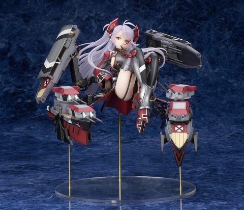 浮遊感あるポージングと迫力満点の艤装が魅力。「アズールレーン」より