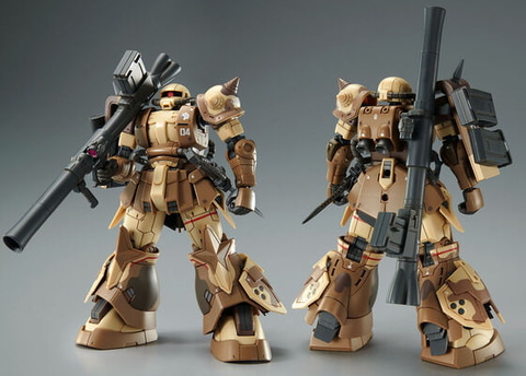 機動戦士ガンダム ククルス・ドアンの島」に登場する「HG 高機動型ザク