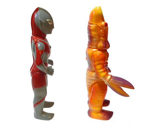 M1号のソフビ「大怪獣対決セット ウルトラマン（Bタイプ）VSバルタン