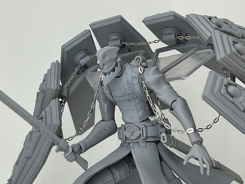 ペルソナ3R」より「PLAMATEA タナトス」プラモデル原型が展示