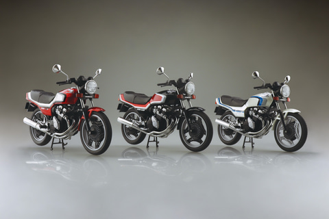 アオシマ、SKYNET「1/12 完成品バイク」シリーズから「Honda CBX400F