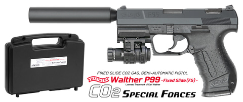 マルゼン、CO2固定スライドガスガン「ワルサー P99FS CO2 スペシャル