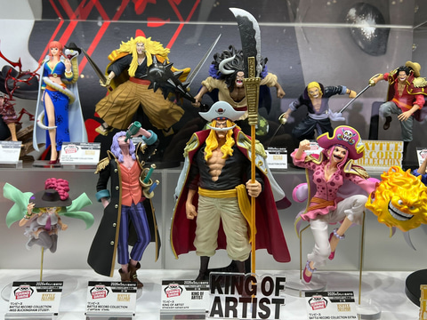 ドラゴンボール」「ナルト」「ワンピース」など様々な作品のプライズ