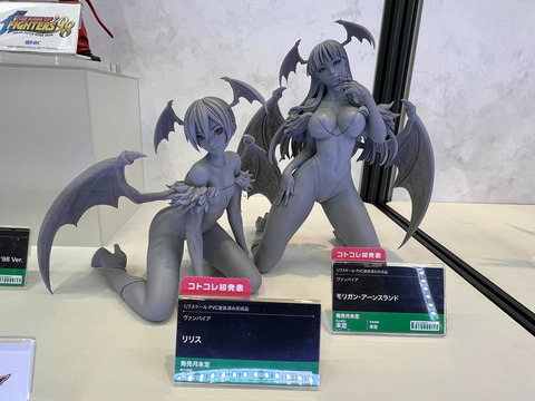 モリガン」と「リリス」、格闘ゲーム「ヴァンパイア」シリーズの