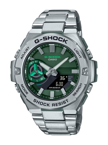 メタルG-SHOCK「G-STEEL」 新構造で薄く軽くなった「GST-B500