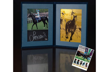 世界最強馬「イクイノックス」引退記念 純金プレート・純金カード