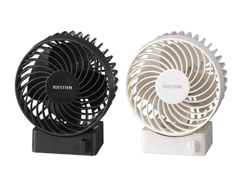 リズム時計、二重反転羽根をさらに進化させたパワフルかつ静かな卓上
