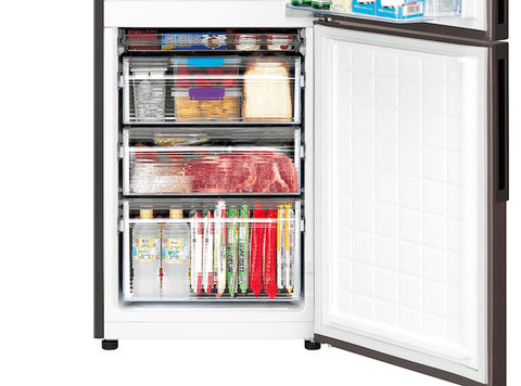 シャープ、容量280Lのうち約半分が冷凍室の2ドアメガフリーザー冷蔵庫