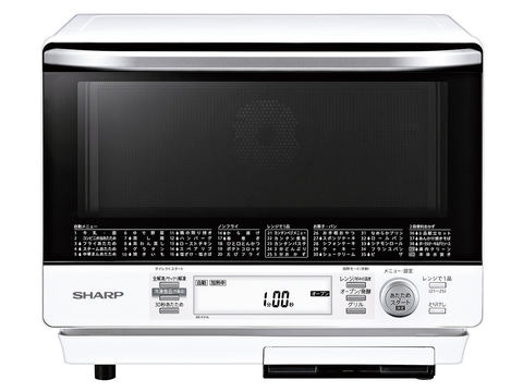 シャープ、2段調理ができる過熱水蒸気オーブンレンジのミドルモデル