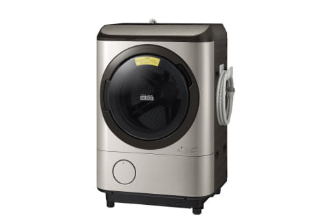 洗剤直ぬり」で汚れを落とす日立ビッグドラム。ライオンと共同開発