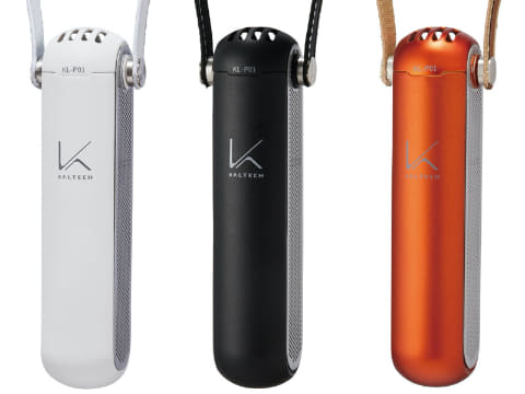 顔の周りの空気をキレイに、カルテックが光触媒技術の首掛け空間除菌