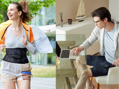 SIXPAD、ジェルシート不要で太ももや腹筋を鍛えるEMS - 家電 Watch