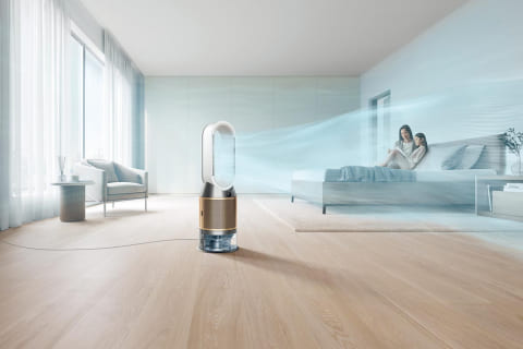 ダイソン、掃除や交換不要の新フィルターで清潔ながら手入れの楽な加湿