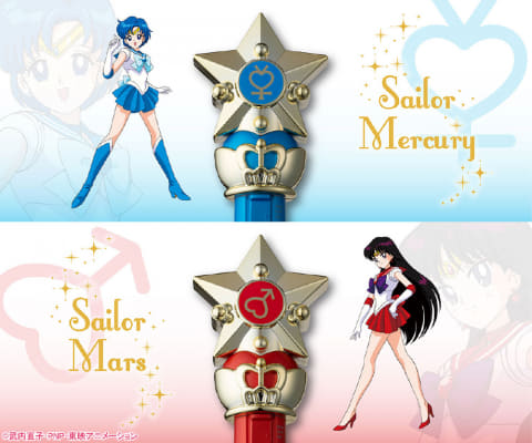 セーラームーンのロッドでネイルケア。甘皮処理～ツヤ出しが1本で