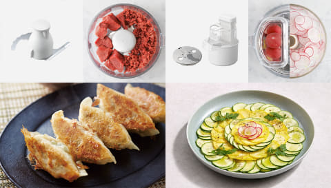 パナソニック、食洗機対応のフードプロセッサー。スライスや千切りも