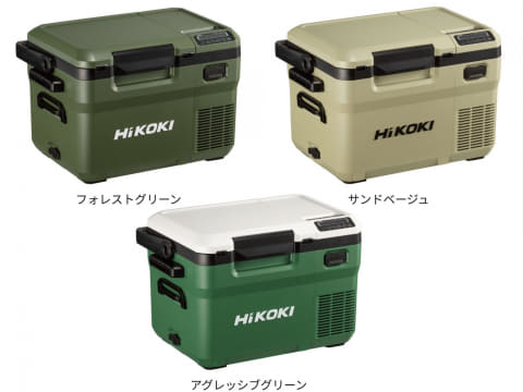 ハイコーキ、アウトドアで冷凍と冷蔵を同時にできるコードレス冷温庫