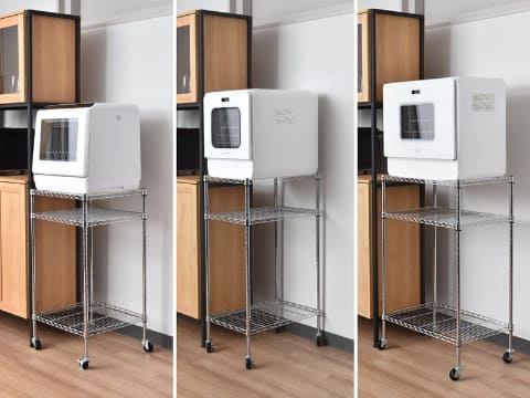 サンコー、工事不要な食洗機にスリムとワイドのラック - 家電 Watch