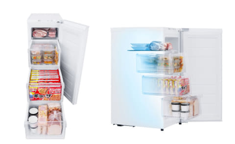 アイリスの冷凍庫「スキマックス」狭い場所に収まる - 家電 Watch