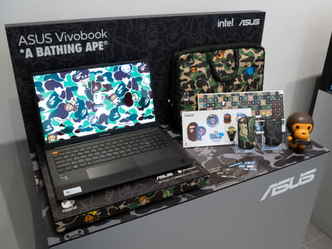 ASUS、BAPEとコラボした第13世代Core H/120Hz有機EL搭載ノートPC - PC