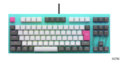 東プレ、初音ミク仕様のREALFORCE GX1を数量限定で発売 - PC Watch