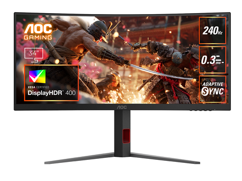 240Hz対応から量子ドットミニLED搭載まで、AOCがゲーミングモニター7